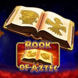 Book of Aztec slot logo by Amatic Industries at Wintino Casino
