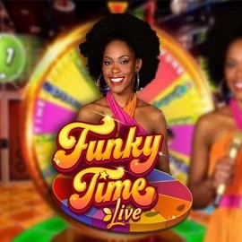Funky Time slot logo by Evolution at Wintino Casino